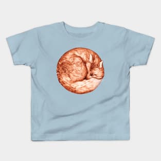 Fox and Snow Kids T-Shirt